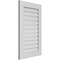 Ekena Millwork Vertical Surface Mount PVC Gable Vent: Functional, w/ 3-1/2"W x 1"P Standard Frame, 22"W x 36"H GVPVE22X3601SF - alternate 3
